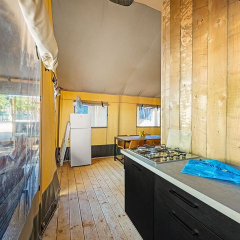 Safaritent 4 personen - Safaritent Lodge + airco (6P)