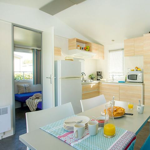 Stacaravan 6 personen - Classic XL | 2 slaapkamers | 4/6 pers. | Terras | Airconditioning