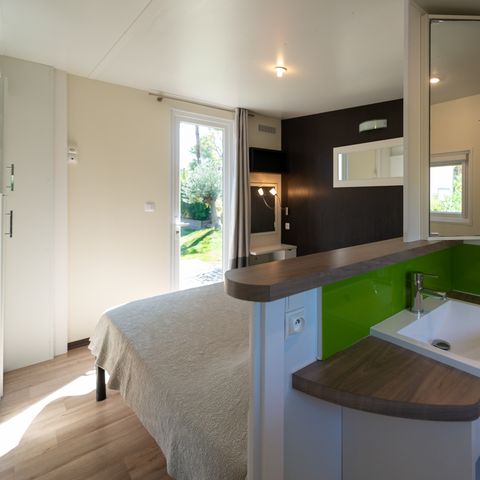 Stacaravan 4 personen - 06 - TAOS LUXE 2 CH 2 SDB - Bosquet