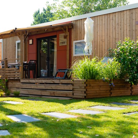 Stacaravan 4 personen - 06 - TAOS LUXE 2 CH 2 SDB - Oustalet