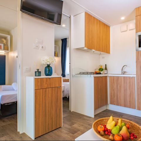 Stacaravan 4 personen - Lodge Superieur Gezin