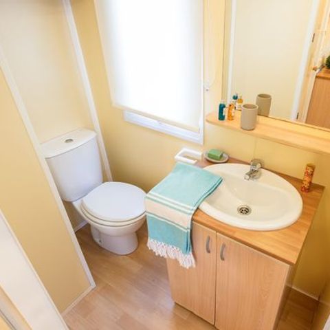 Stacaravan 4 personen - Stacaravan | Classic | 2 Slaapkamers | 4 Pers. |* Verhoogd terras *| 1 Badkamer | Air-con.