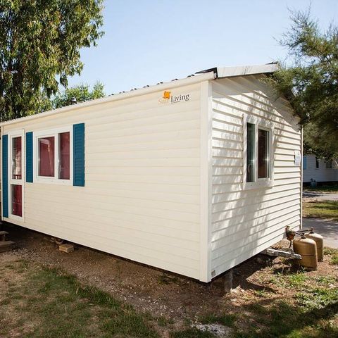 Stacaravan 6 personen - Klassiek | 2 slaapkamers | 4/6 pers. | Enig terras | Airconditioning
