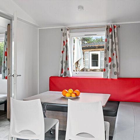 Stacaravan 6 personen - Stacaravan | Comfort | 2 Slaapkamers | 4/6 Pers. | Single terras
