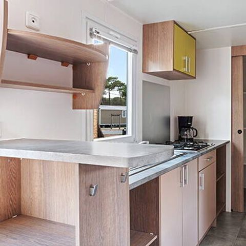 Stacaravan 6 personen - Stacaravan | Comfort | 2 Slaapkamers | 4/6 Pers. | Single terras