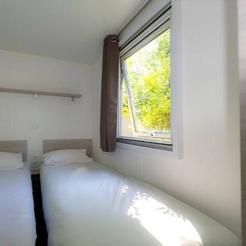 Stacaravan 6 personen - Stacaravan | Klassiek | 2 Slaapkamers | 4/6 Pers. | Single terras