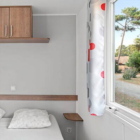 Stacaravan 6 personen - Stacaravan | Comfort | 2 Slaapkamers | 4/6 Pers. | Single terras