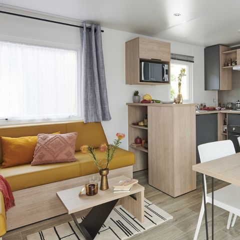 Stacaravan 6 personen - Grand Confort - 3 slaapkamers