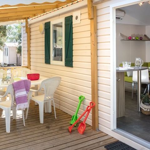 Stacaravan 6 personen - Familie 2 slaapkamers
