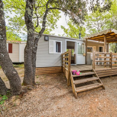 Stacaravan 4 personen - Stacaravan | Klassiek | 2 Slaapkamers | 4 Pers. | Verhoogd terras