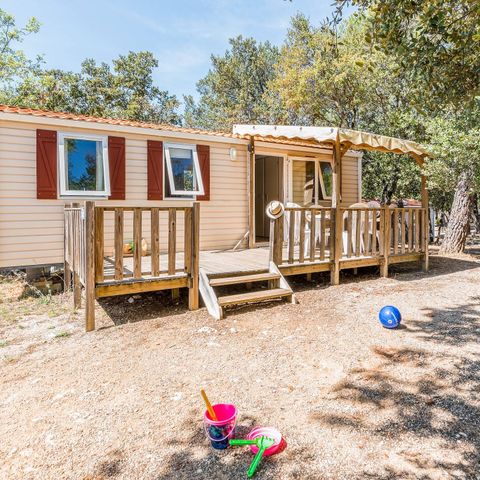 Stacaravan 6 personen - Stacaravan | Klassiek | 3 Slaapkamers | 6 Pers. | Verhoogd terras