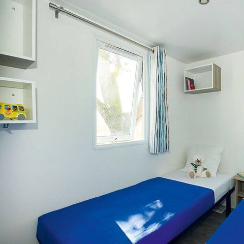 Stacaravan 6 personen - Mobile-home | Comfort | 2 Slaapkamers | 4/6 Pers. | Verhoogd terras | Airconditioning.