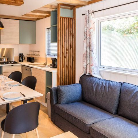 Stacaravan 6 personen - Chalet | Ultimate Plus | 3 slaapkamers | 6 pers | Airconditioning | TV