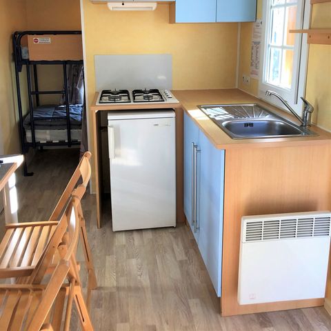 Stacaravan 4 personen - SYMPA 18 (2 volwassenen + 2 jonge kinderen)