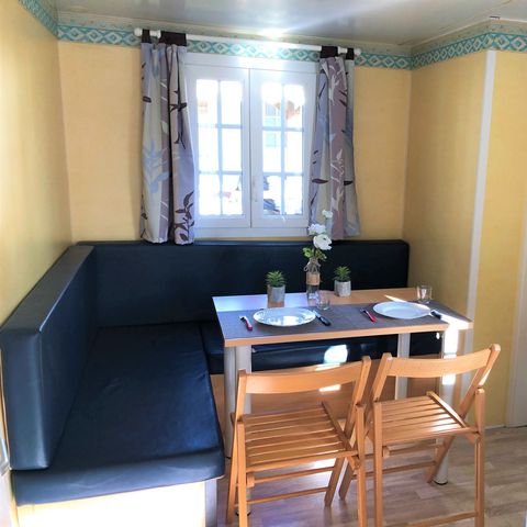 Stacaravan 4 personen - SYMPA 18 (2 volwassenen + 2 jonge kinderen)