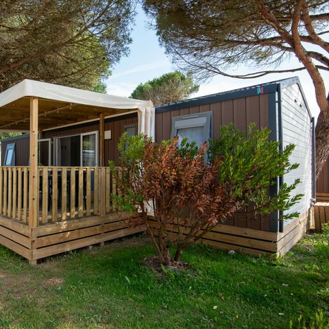 Stacaravan 8 personen - 8p - Cottage Tribu CONFORT met airconditioning