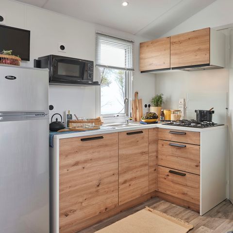 Stacaravan 6 personen - 6p - Cottage Venezia CONFORT airconditioning
