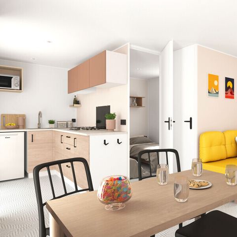 Stacaravan 4 personen - Ciela Confort - 2 slaapkamers