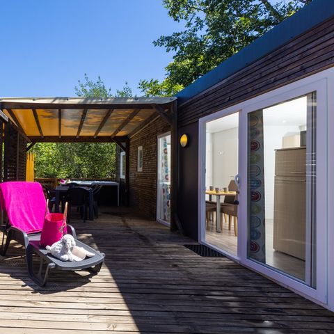 Stacaravan 6 personen - FAMILIE MOBILUXE