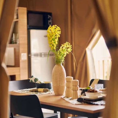 Safaritent 4 personen - Jungle Lodge 2bed - badkamer