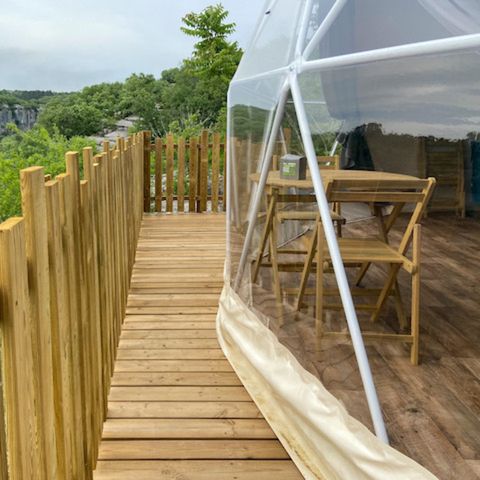 UNIEKE ACCOMMODATIE 4 personen - Bulle Insolite en SPA Premium Serenity