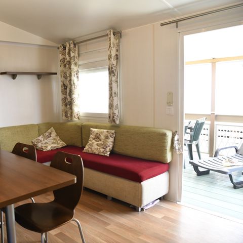 Stacaravan 5 personen - 3 slaapkamers - CLIM - TV
