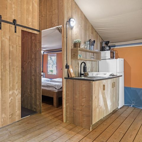 Safaritent 4 personen - Safaritent + sanitair + airco (4P)