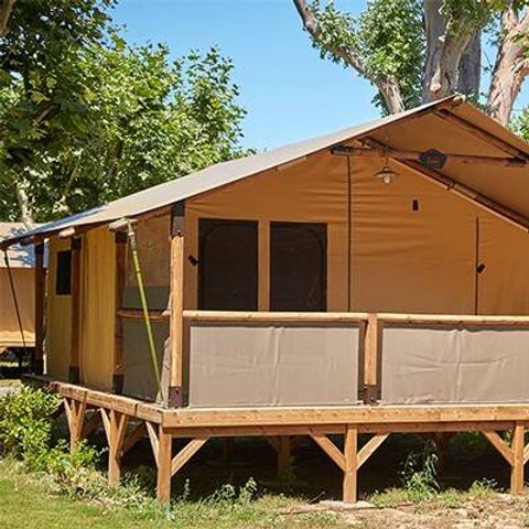 Tent 5 personen - 2 slaapkamers | 4-5 slaapplaatsen | Geen badkamer | Airconditioning