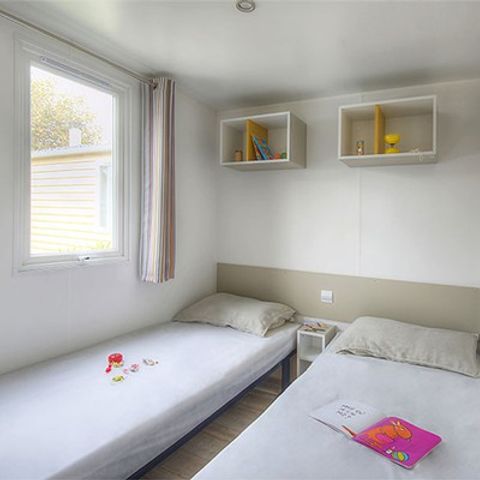 Stacaravan 4 personen - Comfort | 2 slaapkamers | 4 pers | Klein terras | Airconditioning | TV
