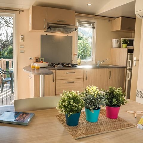 Stacaravan 4 personen - Klassieker - 2 slaapkamers