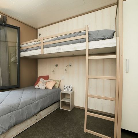 Bungalow 4 personen - Lodge op palen - Kabane 2/4 badkamers