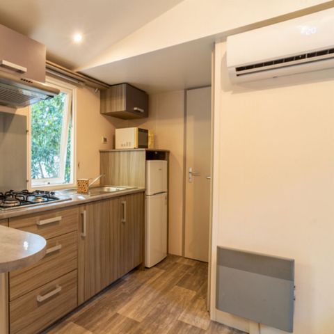 Stacaravan 4 personen - Klassiek 2 slaapkamers, 1 badkamer, 4 slaapplaatsen