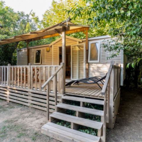 Stacaravan 4 personen - Klassiek 2 slaapkamers, 1 badkamer, 4 slaapplaatsen