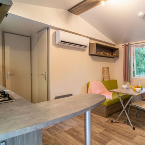 Stacaravan 4 personen - Klassiek 2 slaapkamers, 1 badkamer, 4 slaapplaatsen
