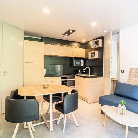 Bungalow 4 personen - Kabane Lodge op Stelten 3 Kamers