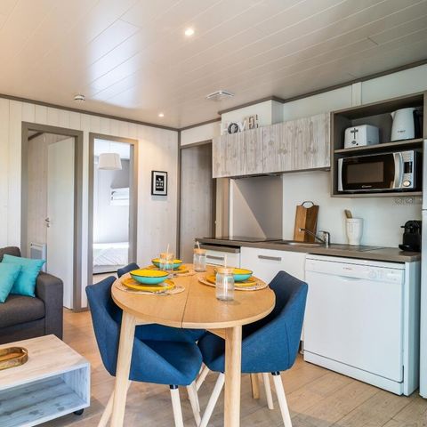 Bungalow 5 personen - Kabane Lodge op Stelten 3 Kamers