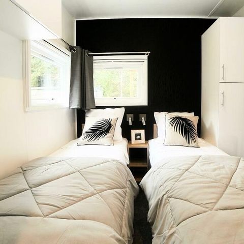 Stacaravan 6 personen - Kosy 4 kamers 6 personen Airconditioning + TV