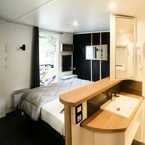 Stacaravan 6 personen - Kosy 4 kamers 6 personen Airconditioning + TV