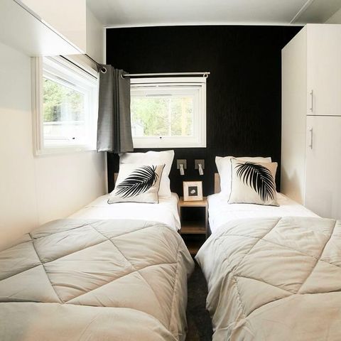 Stacaravan 6 personen - Kosy 4 kamers 6 personen Airconditioning + TV