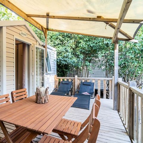 Stacaravan 4 personen - Klassiek 3 Kamers 4 Personen Airconditioning + TV
