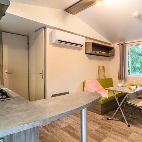Stacaravan 4 personen - Klassiek 3 Kamers 4 Personen Airconditioning + TV