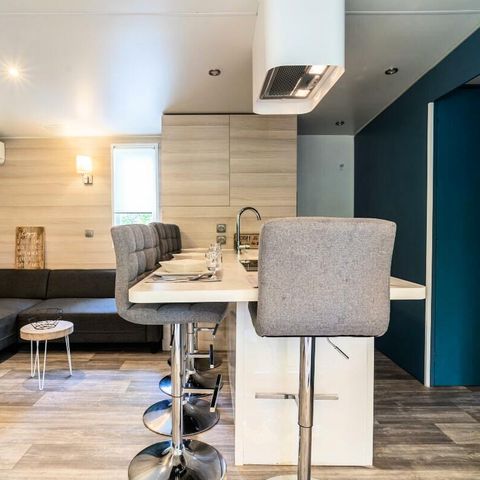 Stacaravan 5 personen - Kosy 3 kamers 5 personen Airconditioning + TV