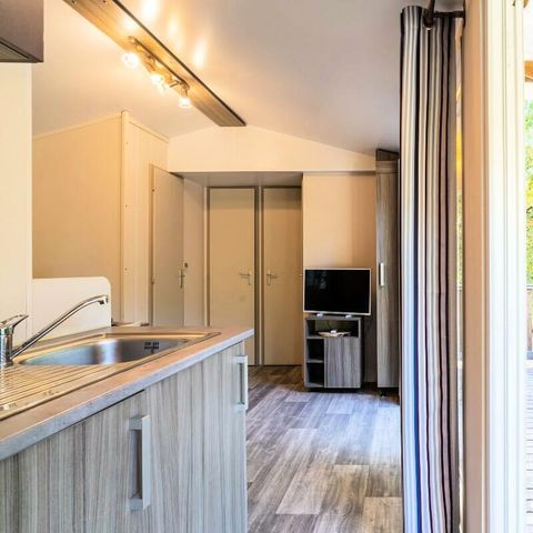 Stacaravan 6 personen - Klassiek 4 kamers 6 personen Airconditioning + TV