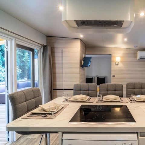 Stacaravan 5 personen - Kosy 3 kamers 5 personen Airconditioning + TV