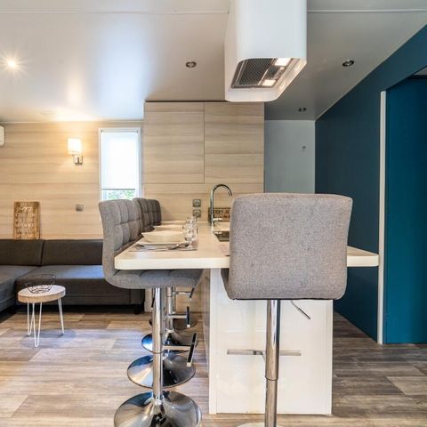 Stacaravan 5 personen - Kosy 3 kamers 5 personen Airconditioning + TV