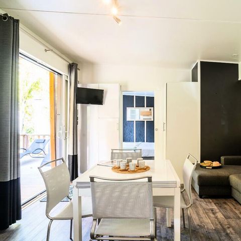 Stacaravan 4 personen - Kosy 3 Kamers 4 Personen Airconditioning + TV