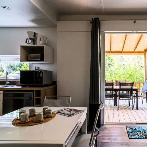 Stacaravan 4 personen - Kosy 3 Kamers 4 Personen Airconditioning + TV
