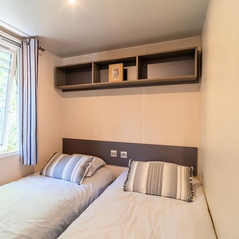 Stacaravan 6 personen - Klassiek 4 kamers 6 personen Airconditioning + TV