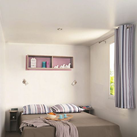 Stacaravan 6 personen - Les Peupliers 4 kamers 6 personen Airconditioning + TV