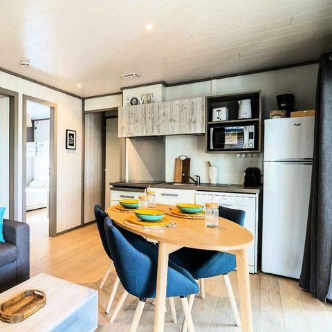 Bungalow 5 personen - Kabane Lodge op Stelten 3 Kamers